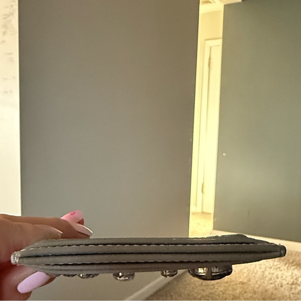 [Kate Spade] authentic metallic tinsel camera crossbody bag & matching card case - Picture 12 of 15